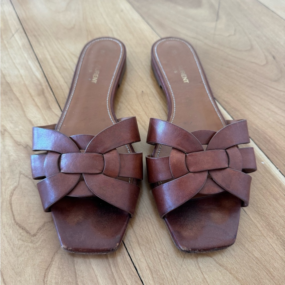 Saint Laurent Tribute Sandals